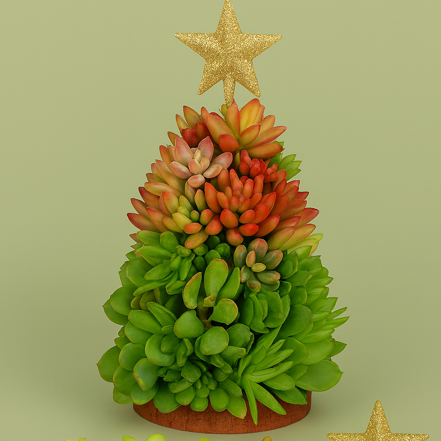 DIY Succulent Christmas Tree Kit